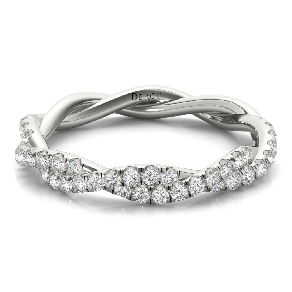 Platinum Petite Twist Band