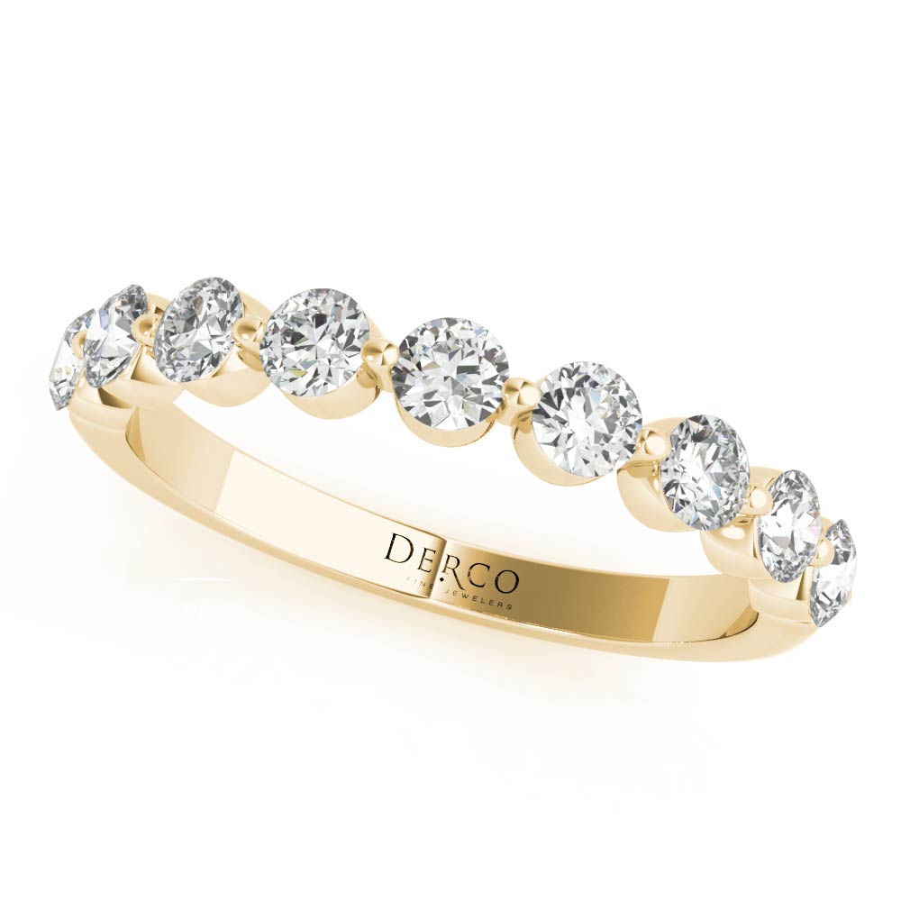 14K Yellow Gold Single Prong Band