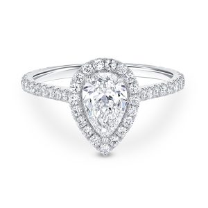 14K White Gold Pear Shape Engagement Ring 14K White Gold Pear Shape Engagement Ring