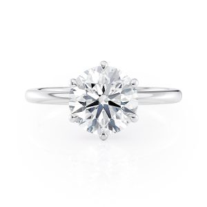 14K White Gold Floating 6 Prong Engagement Ring 14K White Gold Floating 6 Prong Engagement Ring