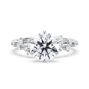 14K White Gold Snow Drift Engagement Ring 14K White Gold Snow Drift Engagement Ring