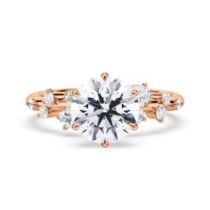 14K Rose Gold Snow Drift Engagement Ring 14K Rose Gold Snow Drift Engagement Ring