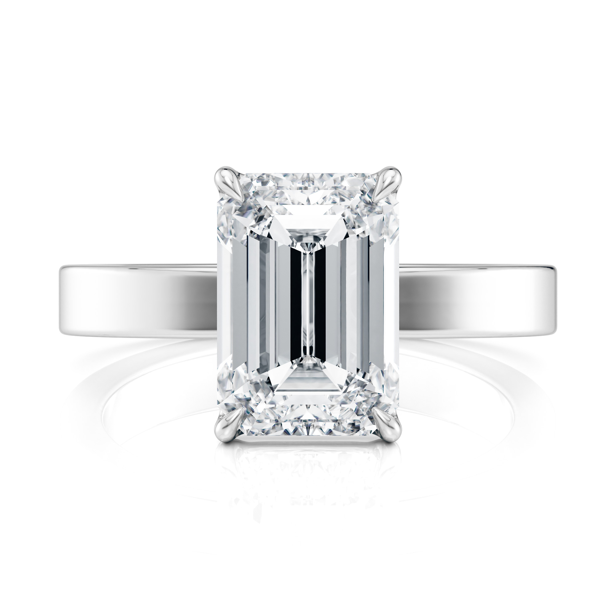 Platinum Solitaire Cigar Band