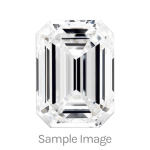 10.00-Carat Emerald Shape Lab Grown Diamond