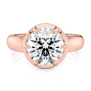 14K Rose Gold Bold 6 Prong Ring 14K Rose Gold Bold 6 Prong Ring