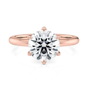 14K Rose Gold 6 Prong Tulip Solitaire engagement ring 14K Rose Gold 6 Prong Tulip Solitaire engagement ring