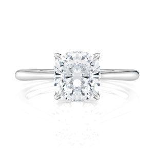 14K White Gold Cushion Cathedral Petal 14K White Gold Cushion Cathedral Petal